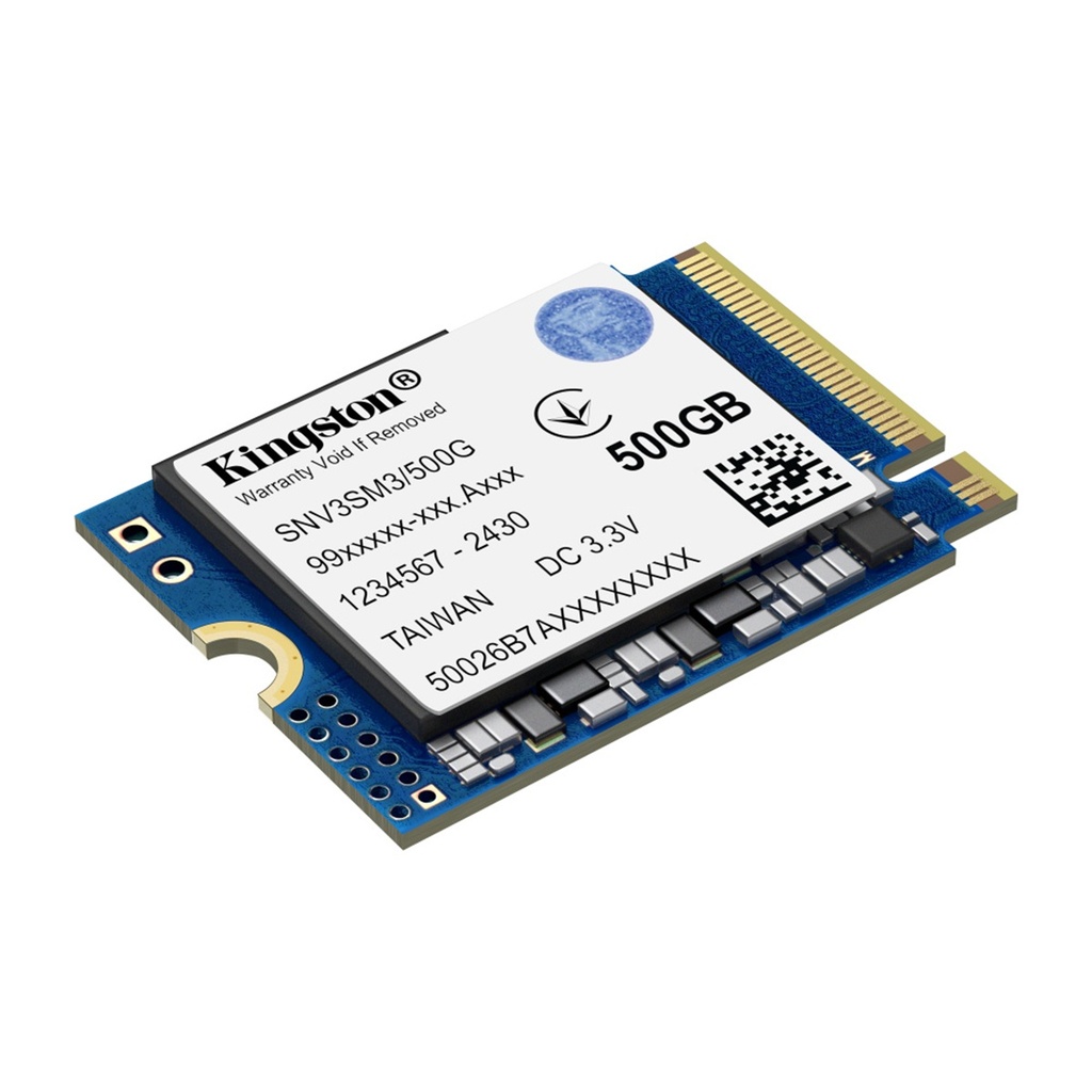 Unidad SSD Kingston SNV3SM3/500G NVMe 500GB M.2 3000 MB/s Escritura 5000 MB/s Lectura PCI Express 4.0