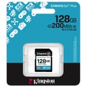 Memoria Flash Kingston Canvas Go! 128GB SDXC UHS-I Clase 10
