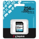 Memoria Flash Kingston SDG4/256GB 256GB SD UHS-I Clase 10 Con Adaptador