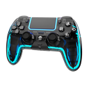 Control balam rush inalámbrico kontrol lucid g690 / bt 5.0 + alambrico / compatible ps5 , android , ios , pc / joysticks con tecnología hall 3d + doble motor + rgb / recargable 800 mah / negro