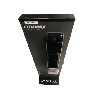 Commax cdl210r - cerradura biométrica inteligente con apertura por medio de diferentes validaciones como huella, pin o tarjeta (Open Box)