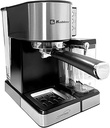 Cafetera koblenz ckm-1350 en color negro con acero inoxidable prepara café espresso capiccino y late 1350 watts