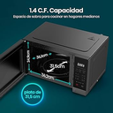 Horno microondas hisense inverter 1.4 cucft negro