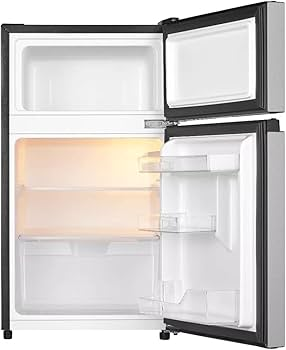Frigobar hisense 3.1pies 2 puertas negro