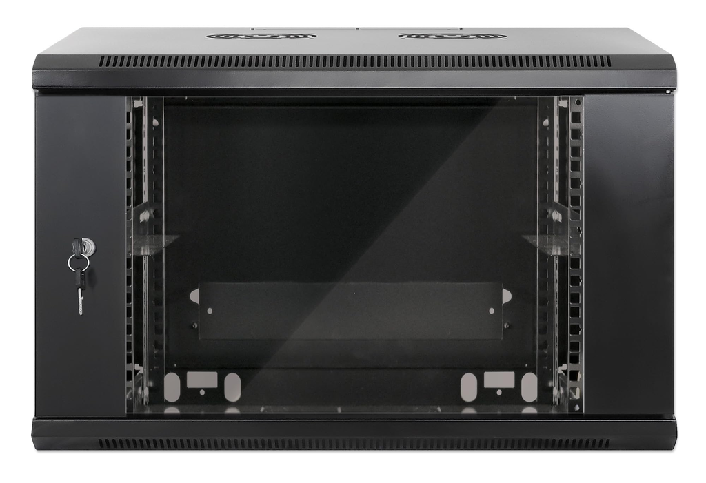 Gabinetes intellinet 711739 gabinete mural de 19, 6u, ensamblado