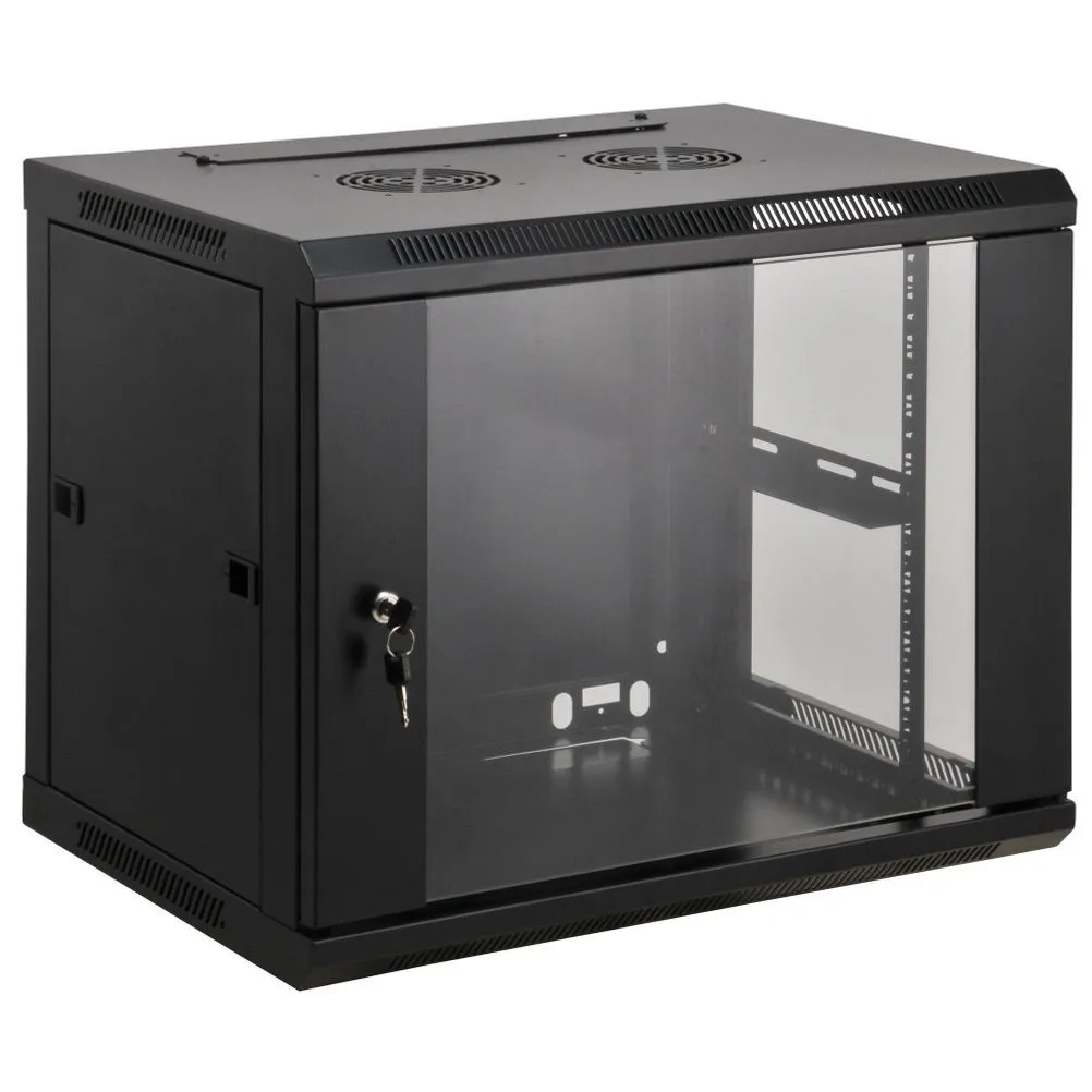 Gabinetes intellinet 711739 gabinete mural de 19, 6u, ensamblado