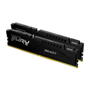 Memoria dimm ddr5 kingston kf552c40bbk2-32 32gb 2x16gb 5200mhz fury beast black