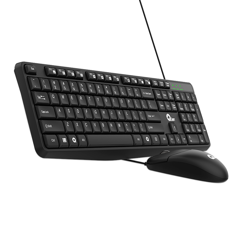 Qian kit teclado y mouse keymate 2.0 - usb - modelo: qkx-wresp-01-bk