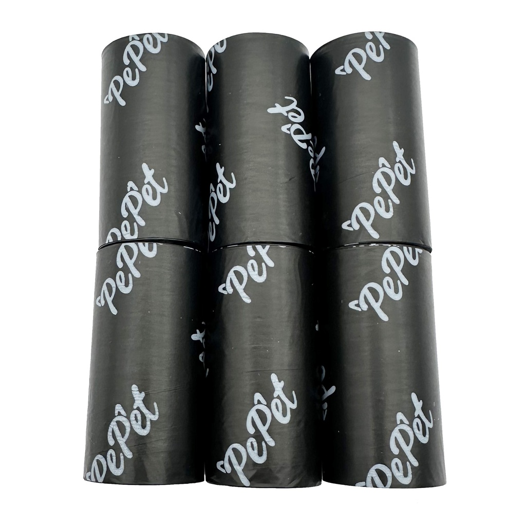 Rollos de Bolsas para Desechos Pepet 6 Rollos 90 Bolsas