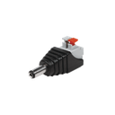 Adaptador Plug Macho SAXXON Bolsa C/10PZ TIP Jack Polarizado 12VCD Terminales de Presion PSUBR16H