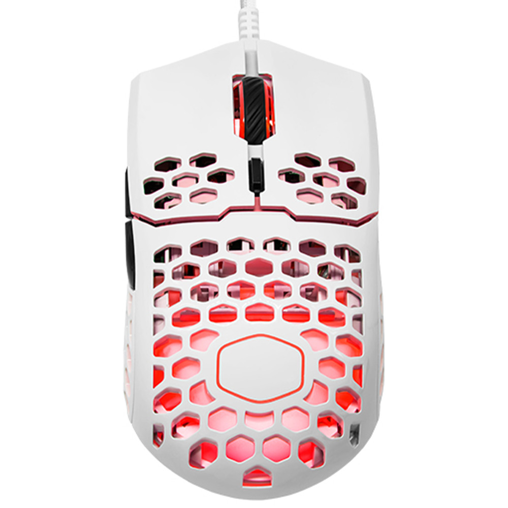 Mouse Gamer Cooler Master Óptico MM711 Alámbrico USB 16.000DPI Blanco Mate