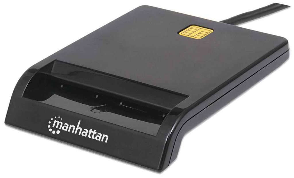 Lector de Tarjetas Inteligentes Contacto Externo USB Manhattan