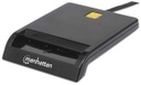 Lector de Tarjetas Inteligentes Contacto Externo USB Manhattan