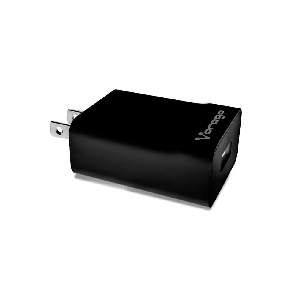 Cargador de Pared Vorago 5V USB Fast Charge 3.0 a USB AU-302-BK