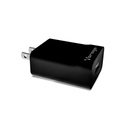 Cargador de Pared Vorago 5V USB Fast Charge 3.0 a USB AU-302-BK