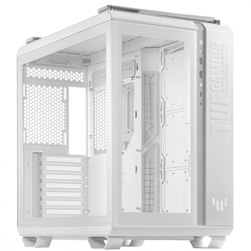 Gabinete ASUS TUF Gaming GT502 Con Ventana Midi-Tower ATX/Micro-ATX/Mini-ITX USB 3.2 Sin Fuente Sin Ventiladores Instalados