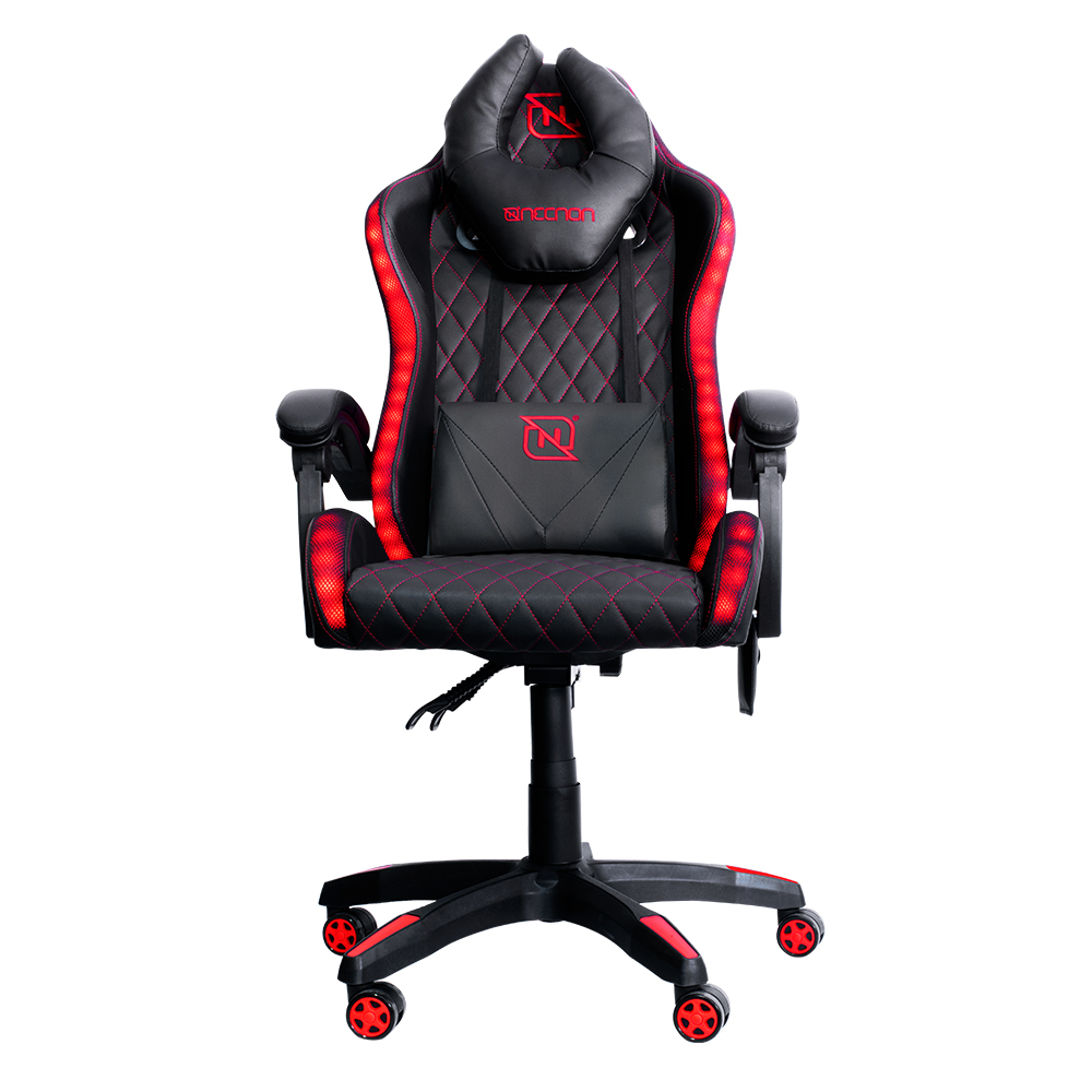 Silla Gamer Necnon NSG-RGB 1 Hasta 150kg Con Descansabrazos