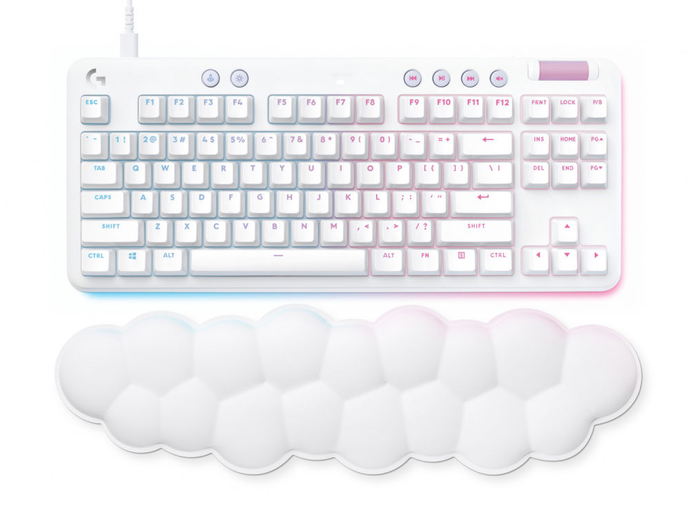 Teclado Mecanico Gamer Logitech G713 LED RGB TKL GX Red Alámbrico Inglés