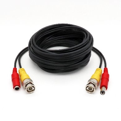 Cable brobotix pre ensamblada coaxial siames de 20 metros