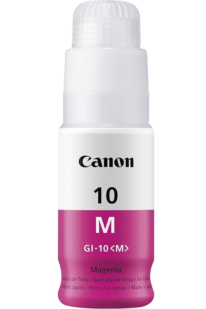 Botella De Tinta De Alto Rendimiento Canon GI-10 Color Magenta 70ml 