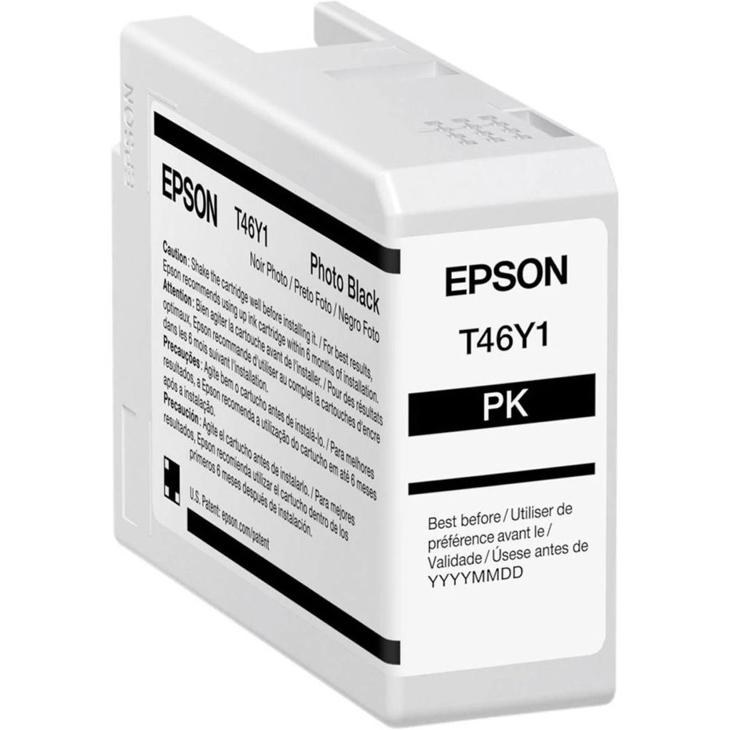 Cartucho De Tinta Epson UltraChrome Pro10 T46Y Negro 50ml 