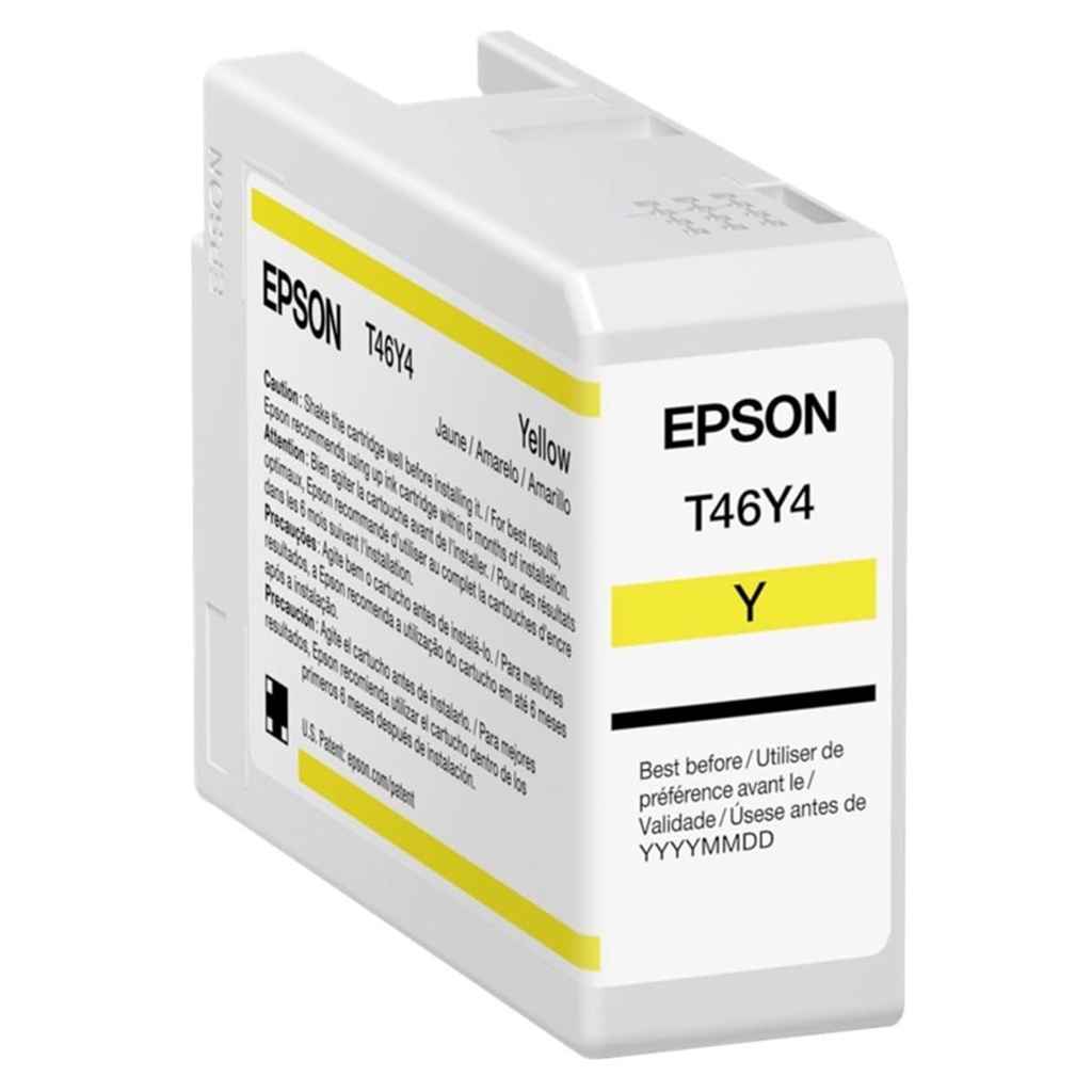 Cartucho De Tinta Epson UltraChrome Pro10 T46Y Amarillo 50ml 