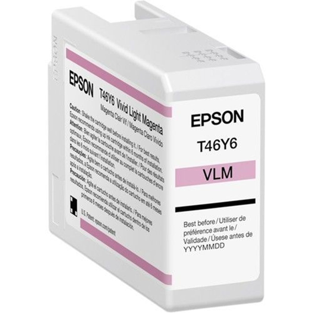 Cartucho De Tinta Epson UltraChrome Pro10 T46Y Magenta Claro 50ml 