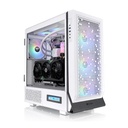 Gabinete Thermaltake Ceres 500 TG ARGB Snow Midi-Tower ATX/EATX/Micro-ATX/Mini-ITX USB 3.0 sin Fuente 4 Ventiladores Instalados