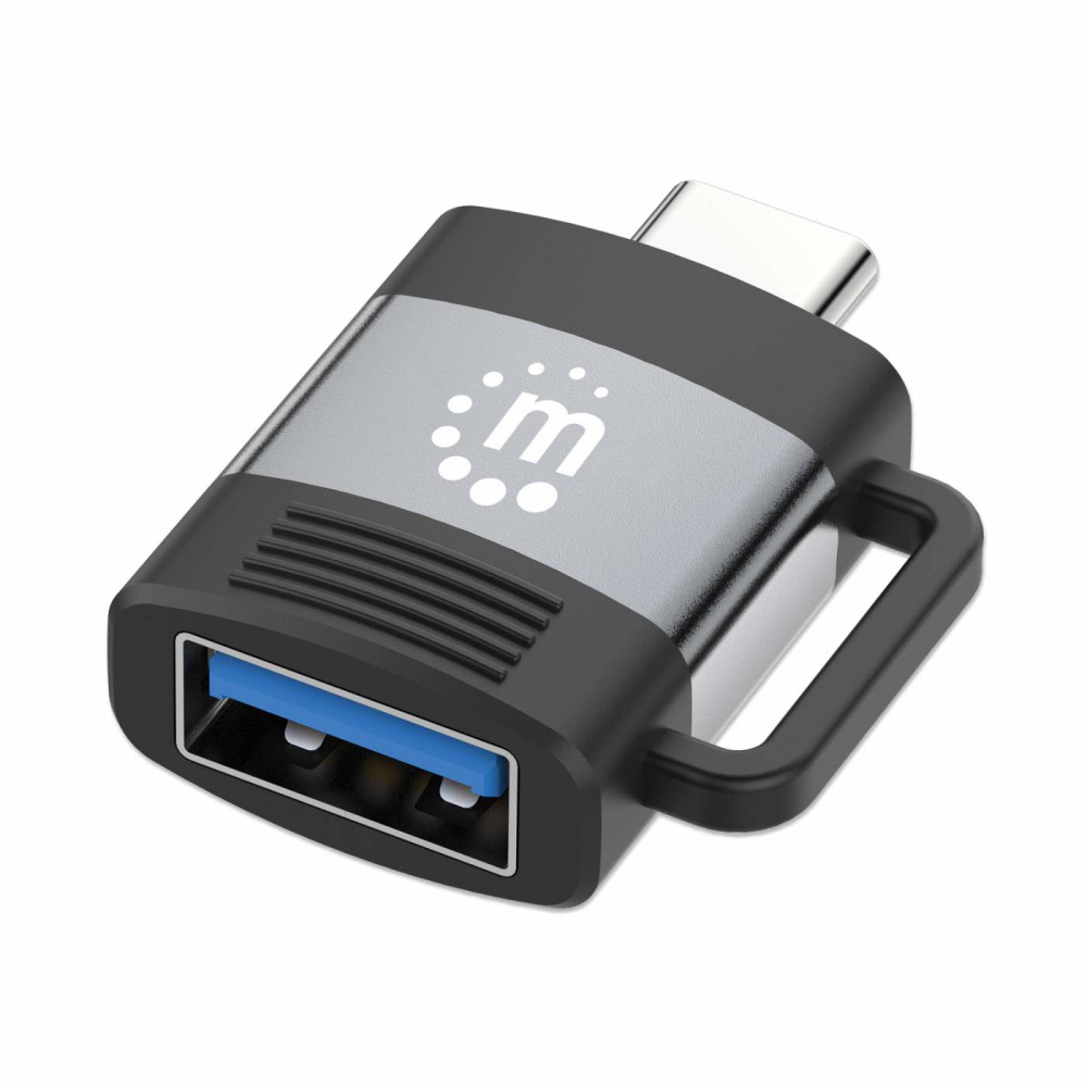Manhattan Adaptador USB-A Hembra - USB-C Macho