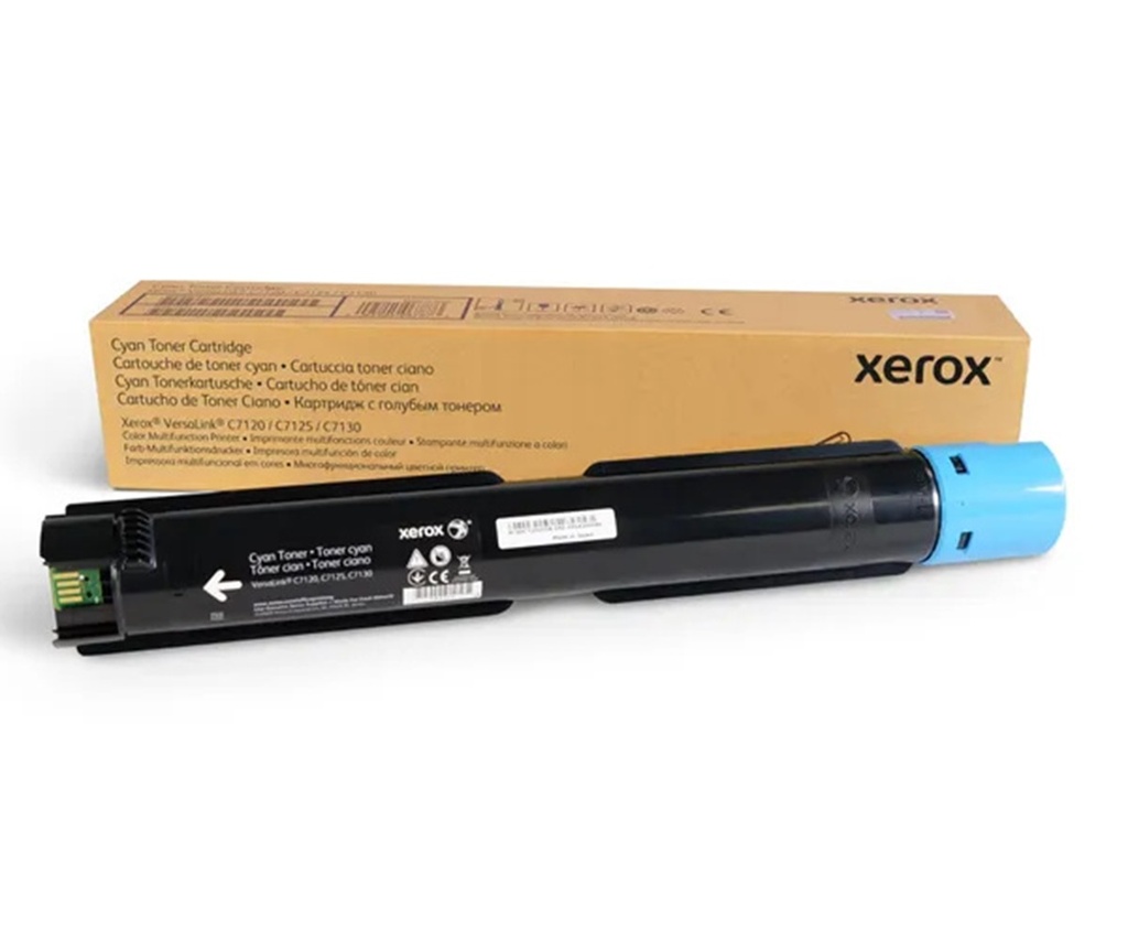 Tóner Xerox 006R01829 Color Cian Rinde 18,500 Páginas