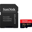Memoria Flash SanDisk Extreme Pro 128GB MicroSDXC UHS-I Clase 10 Con Adaptador 