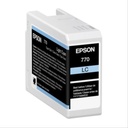 Cartucho De Tinta Epson UltraChrome PRO10 T770 Cian Claro 25ml Para SureColor P700