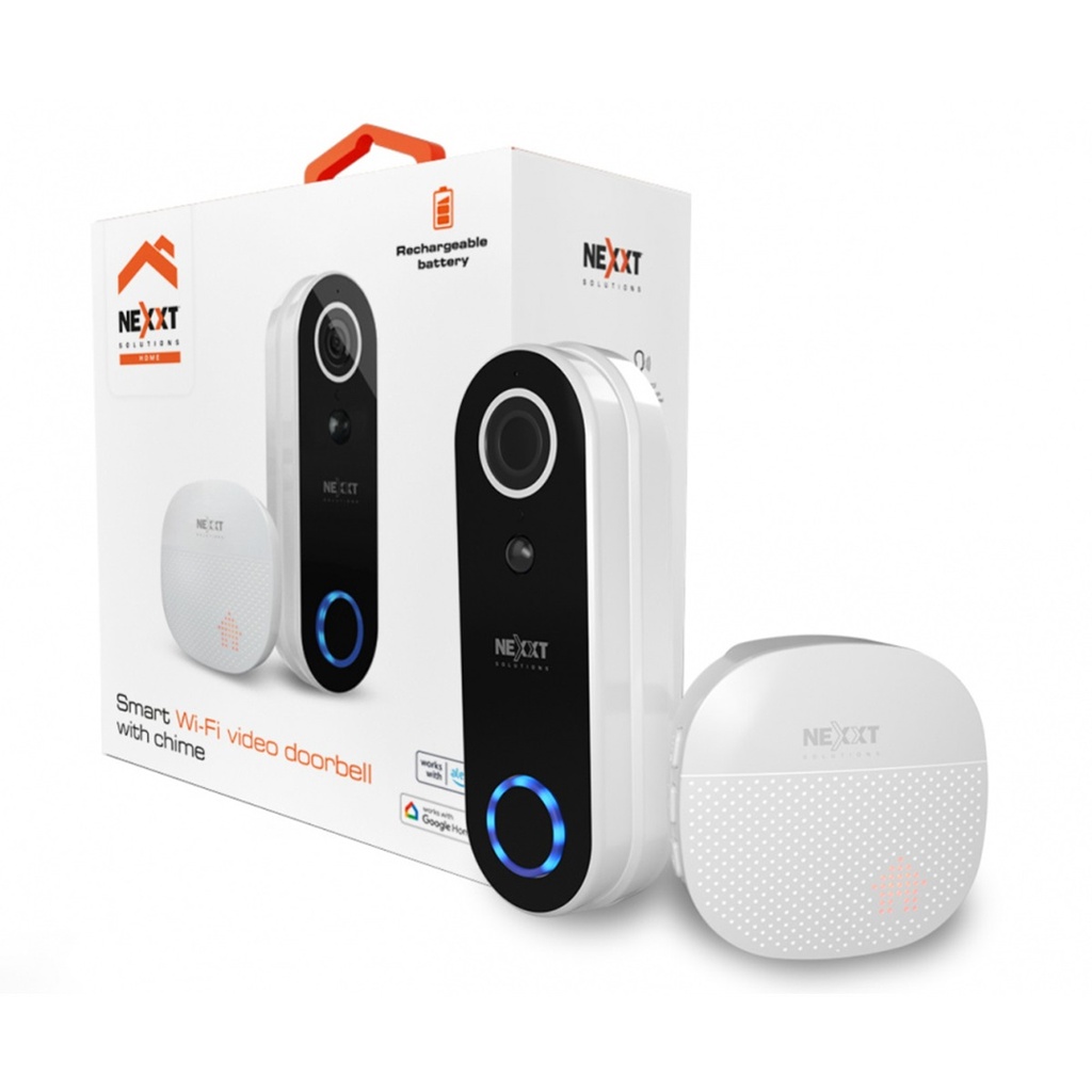 Timbre Inteligente Con Cámara Nexxt Solutions Inalámbrico Wi-Fi