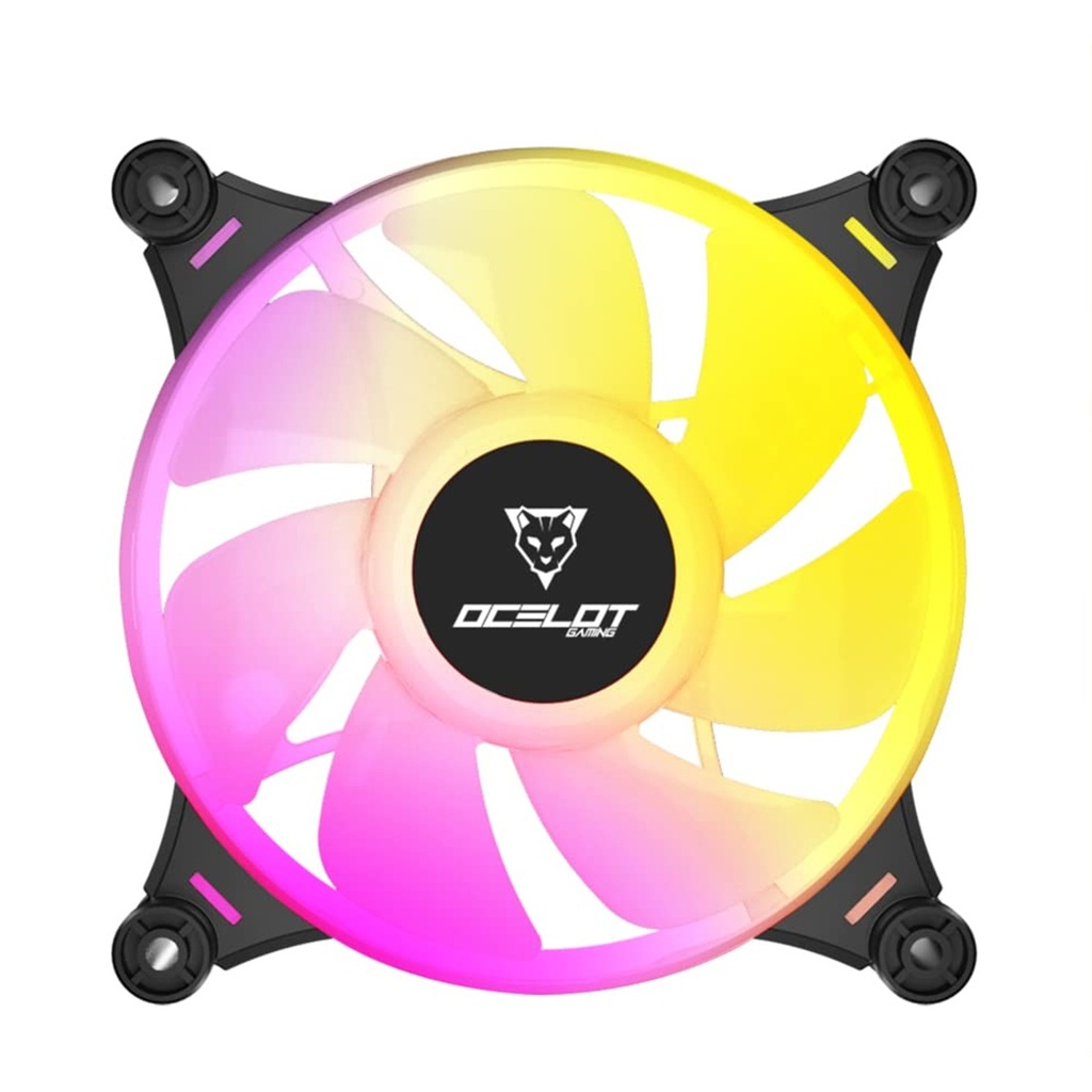 Ventilador Individual Ocelot Gaming ARGB 120mm 4 Pines