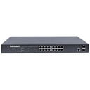 Switch Intellinet Gigabit Ethernet 561341 16 Puertos PoE+ 10/100/1000Mbps + 2 Puertos SFP 36 Gbit/s 8000 Entradas Administrable 