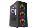 Gabinete Balam Rush Dragonfly Perform Aircool GM590AB, ATX, (no incluye fuente de poder). Color Negro