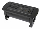 Caja Para Mesa Manhattan 164832 2 Puertos + 2x USB