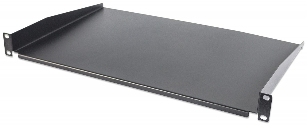 Charola para rack intellinet 19pulg, 1u, hasta 25kg, (715072) negro