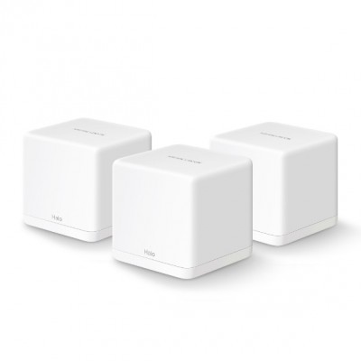 Sist. wifi en malla para todo el hogar ac1300 halo h30g3-pack con doble banda y control por aplicación -