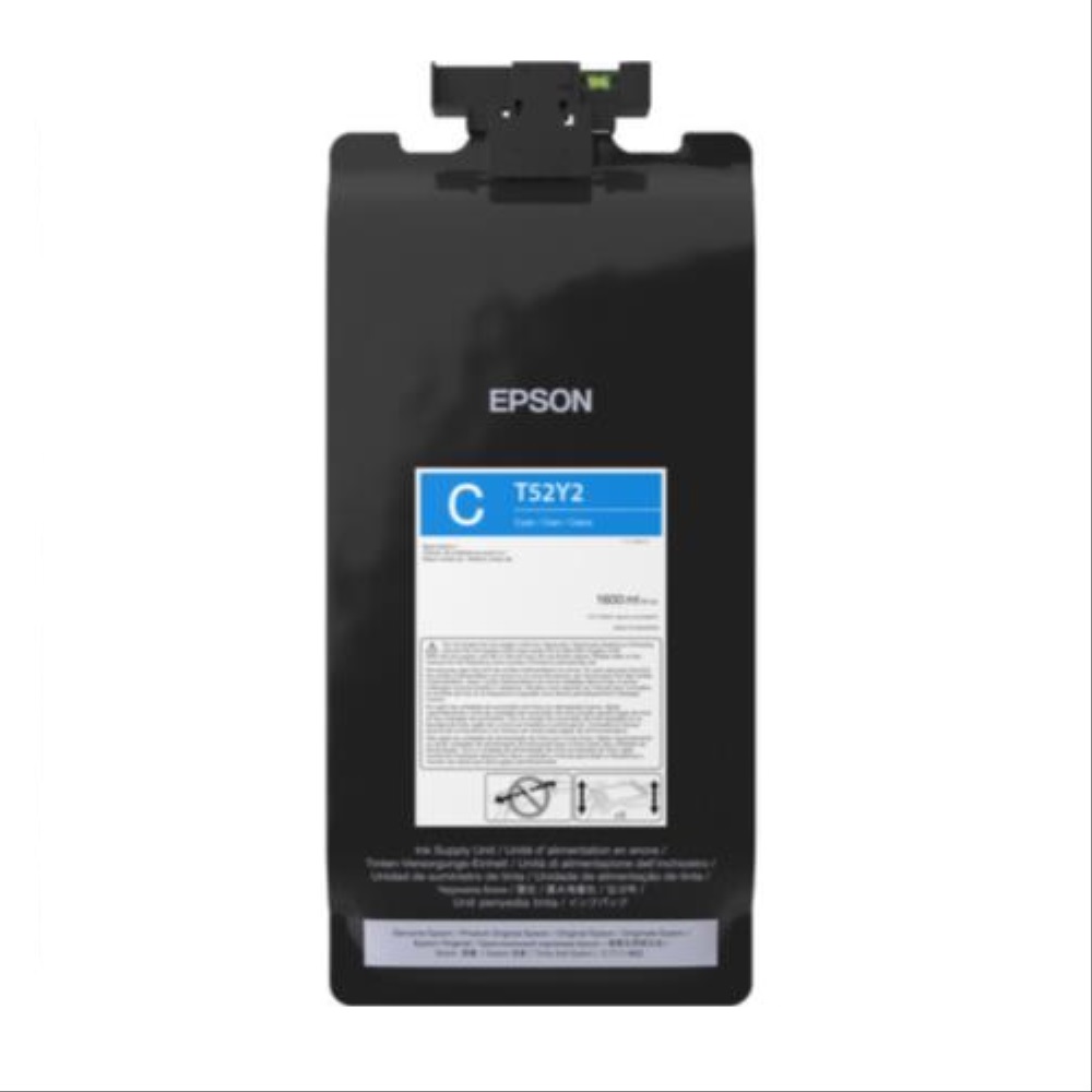 Bolsa De Tinta Epson UltraChrome T52Y220 Cian 1600ml Para SureColor T7770DL