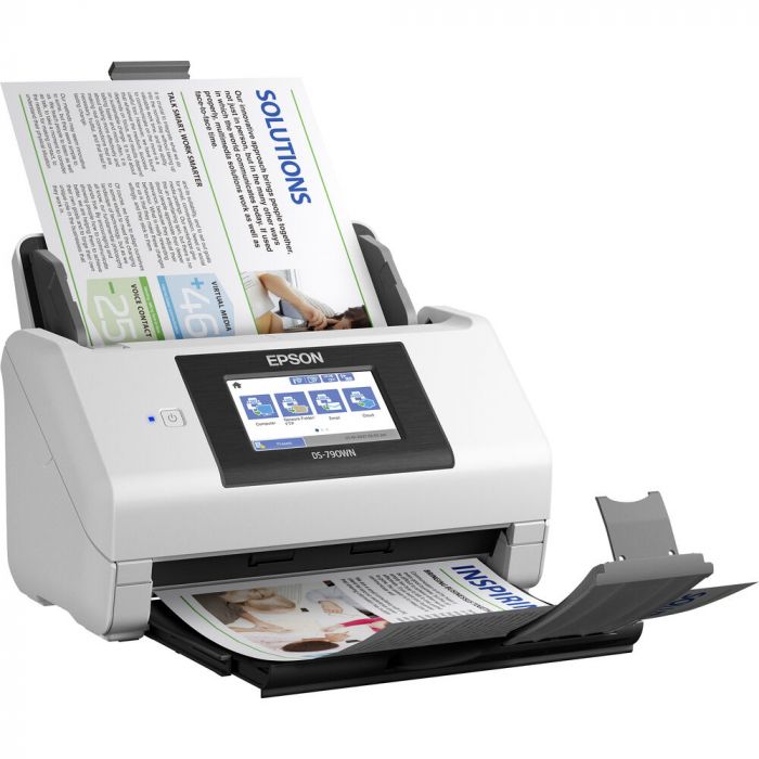 Scanner Epson WorkForce DS-790WN, 600 x 600 DPI, Escáner Color, Escaneado Dúplex, USB 3.0, Negro/Blanco