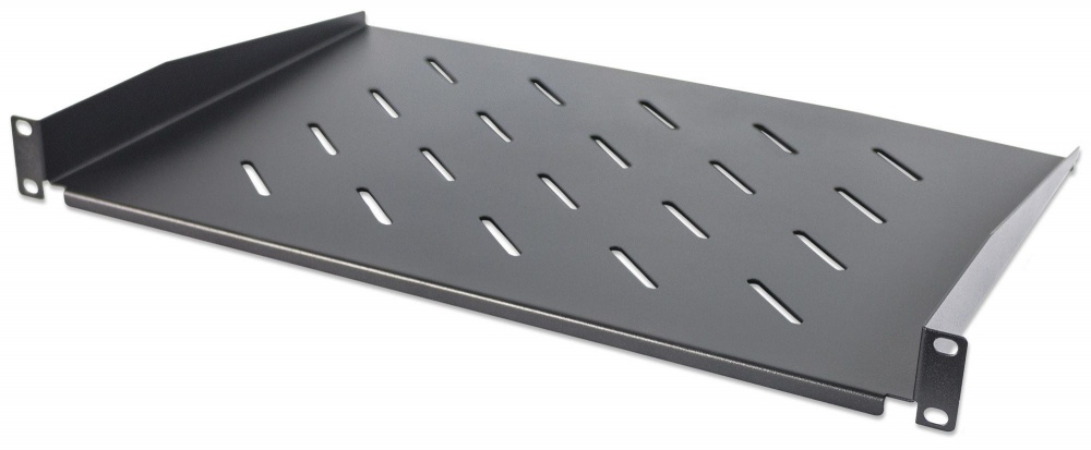 Charola para rack intellinet 19pulg, 1u, ventilada, hasta 25kg, (714884) negro