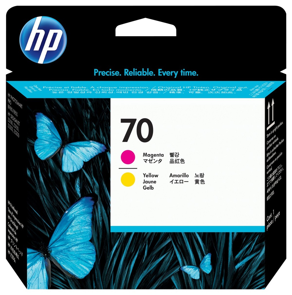 Cabezal Hp lf De Impresión 70 Color Magenta-Amarillo
