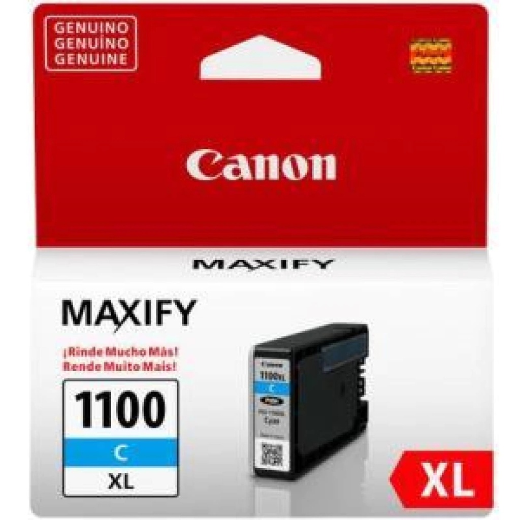 Tanque Tinta Canon Alta Capacidad Cyan Pgi 1100XL