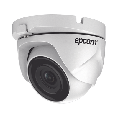 Camara de vigilancia epcom e8-turbo-g2w 2 mp, tipo domo, para interior y exterior, alambrico, ip66, max. res. 1920 x 1080 pixele