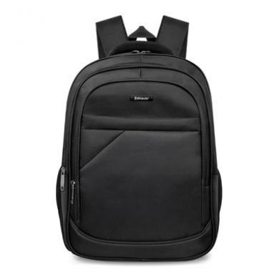 BRobotix Mochila Varsovia de Poliéster para Laptop 17", Negro