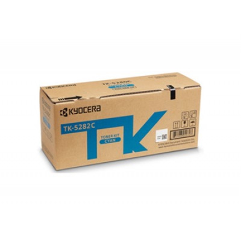 Tóner Kyocera TK-5282C Color Cian Rinde 11000 páginas