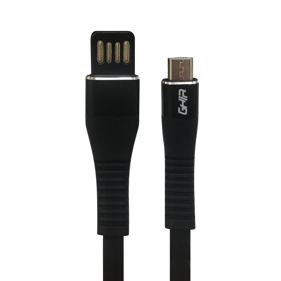 Cable Ghia USB A Macho - Micro-USB B Macho 1 Metro