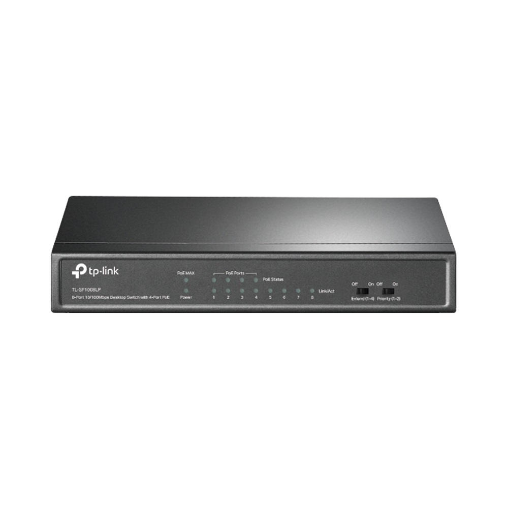 Switch TP-Link Fast Ethernet TL-SF1008LP 8 Puertos 10/100Mbps 1.6Gbit/s 2000 Entradas No Administrable