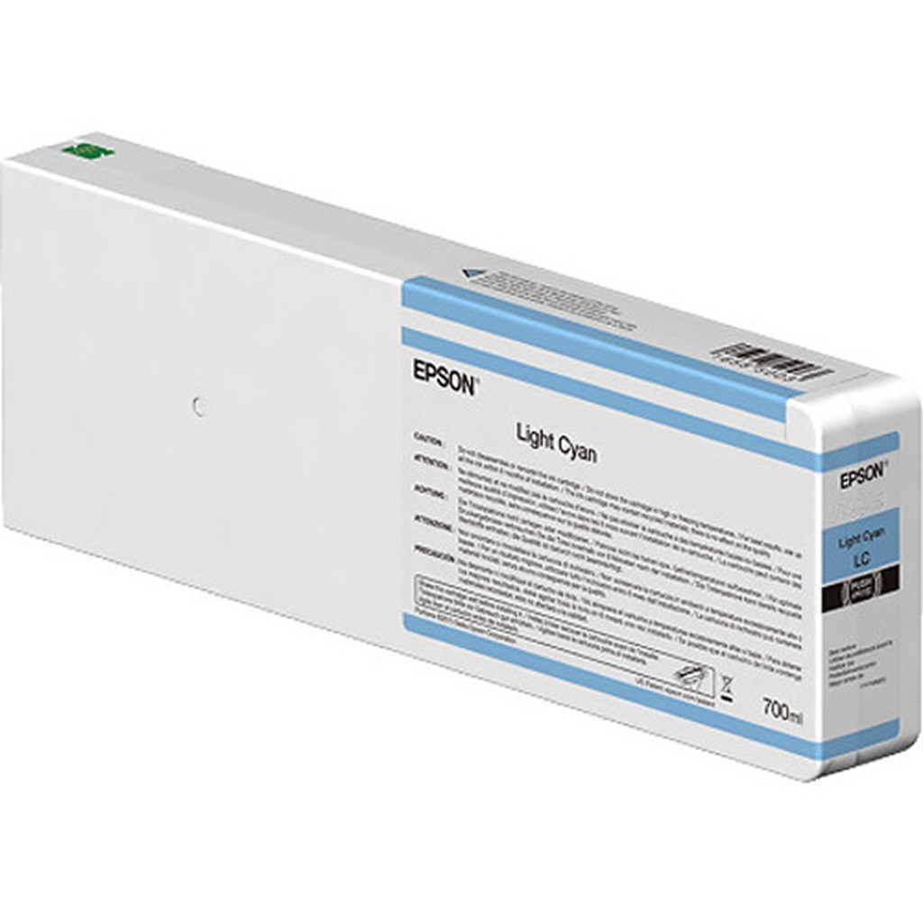 Cartucho De Tinta Epson UltraChrome HD 700ml Color Cian Claro